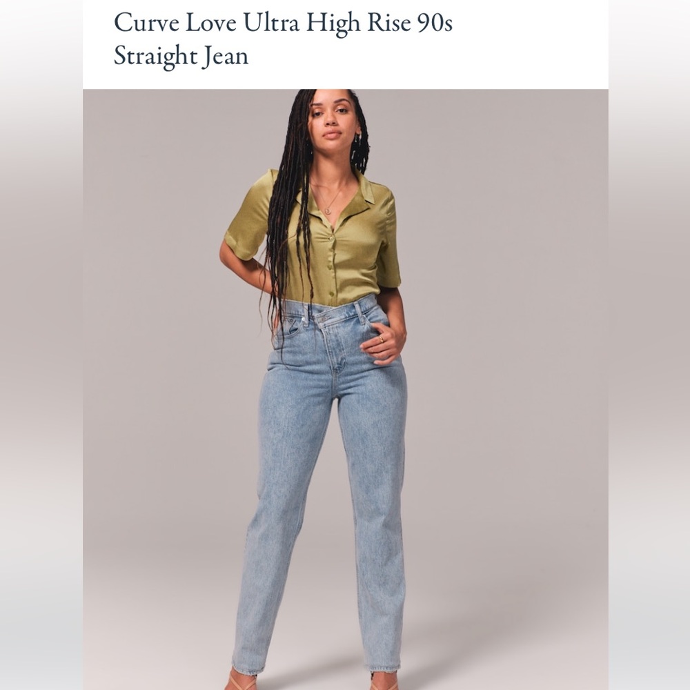 Abercrombie curve love jeans